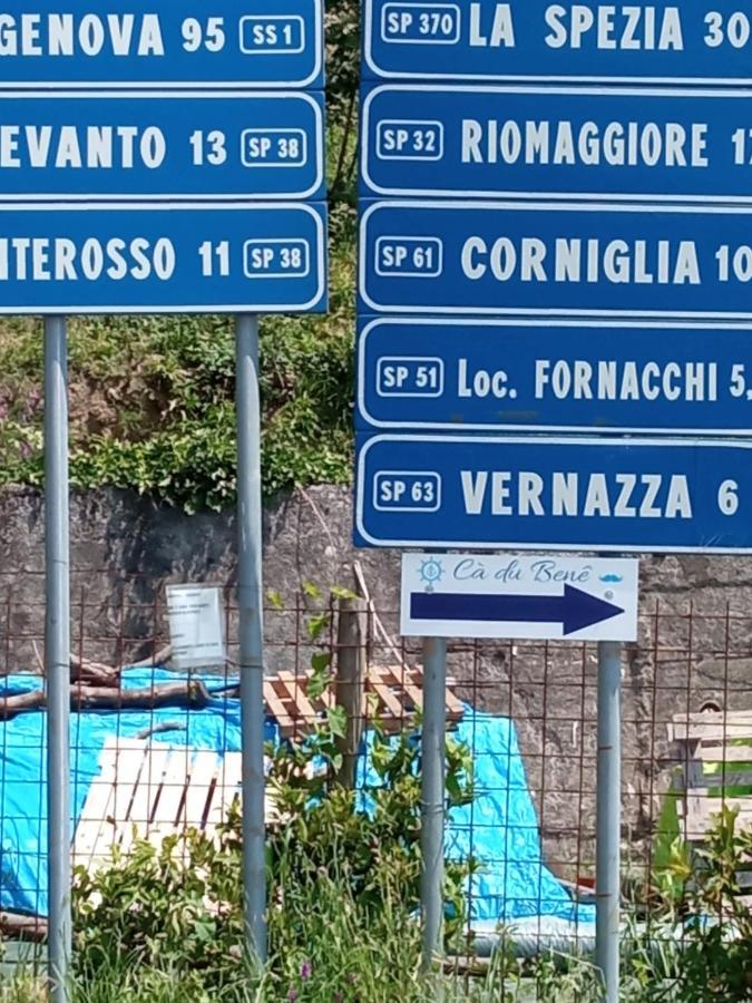 Ca Du Bene Villa Vernazza Esterno foto